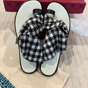 Tory Burch Selby Scarf Sandal 6.5